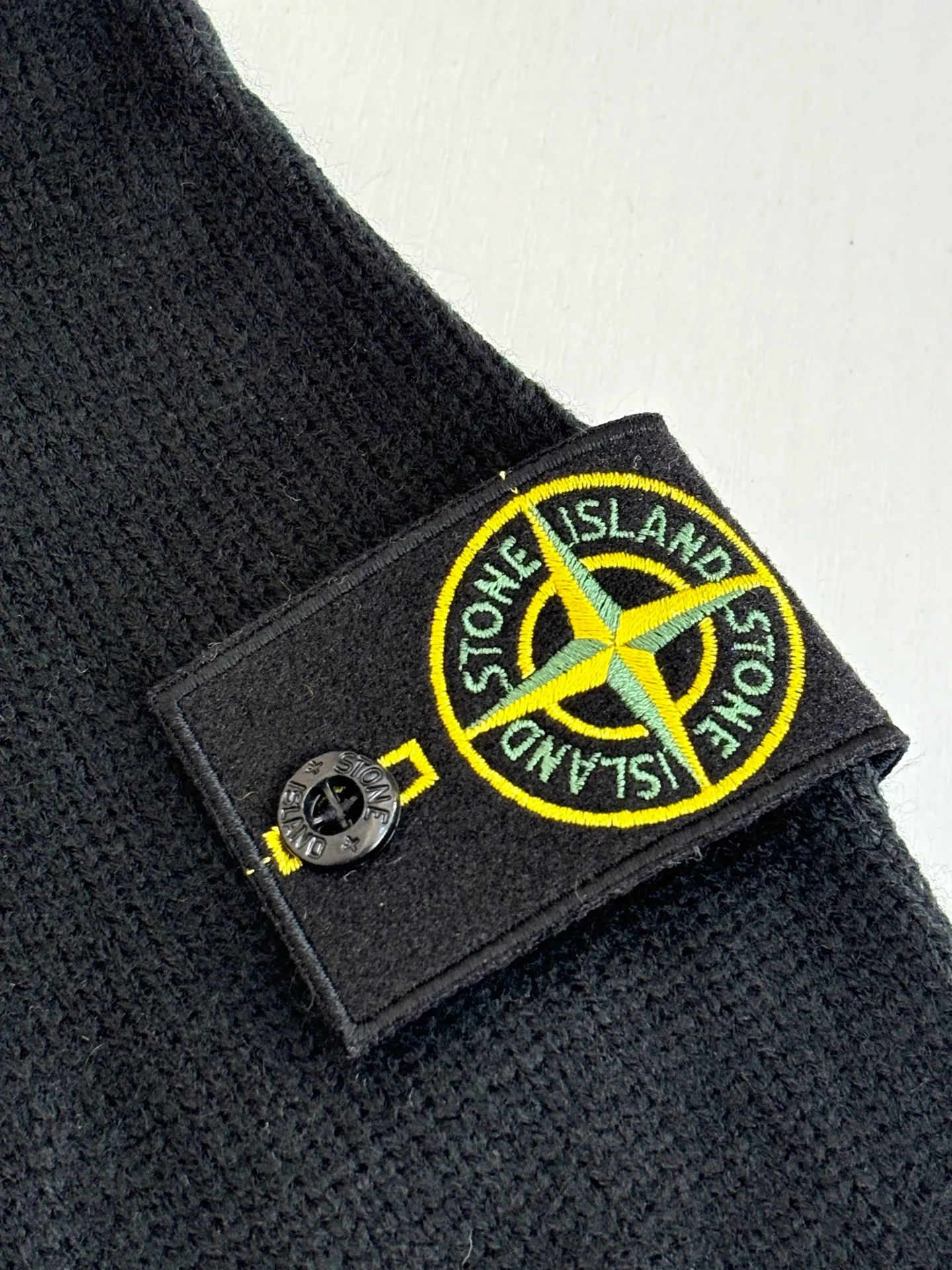 P610 Stone Island*/stone island wool knitted patchwork zipper cardigan jacket Size: S/M/L